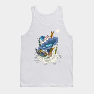 Minhwa: 2 Ducks under a Lotus Leaf E Type (Korean traditional/folk art) Tank Top